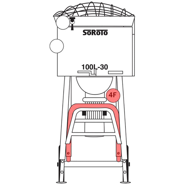 SoRoTo Frame, front part (U-shape) 100.004F