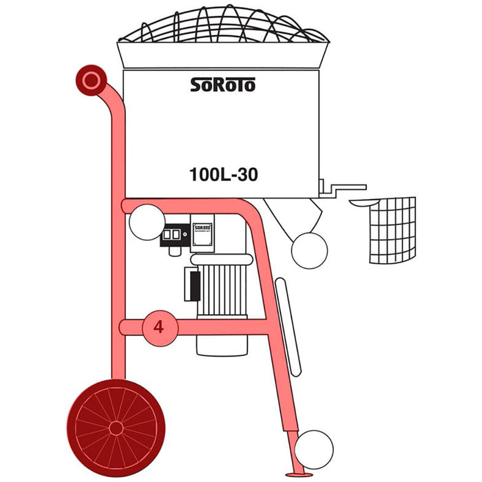 SoRoTo Frame, complete w/wheels 100.004