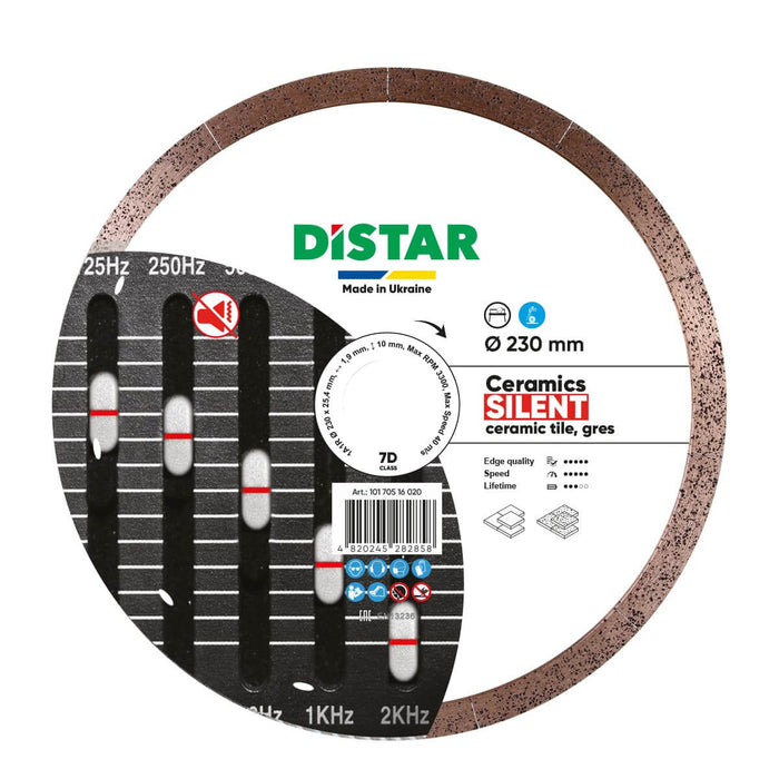 Distar Ceramic Silent Diamond Cutting Blade 1A1R