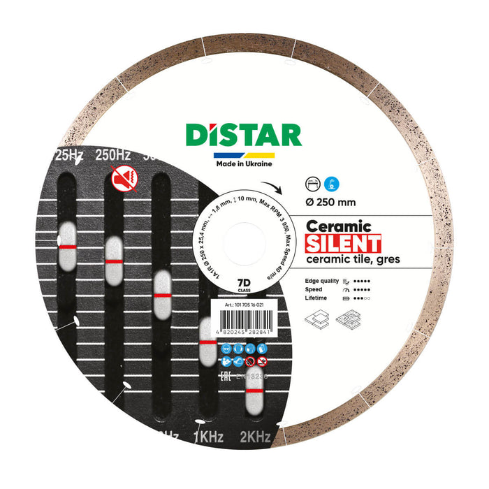 Distar Ceramic Silent Diamond Cutting Blade 1A1R