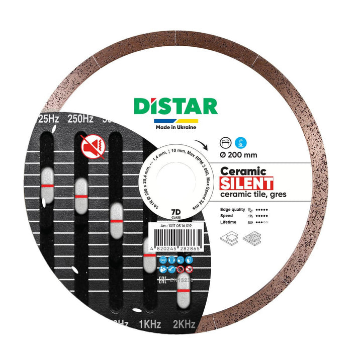 Distar Ceramic Silent Diamond Cutting Blade 1A1R