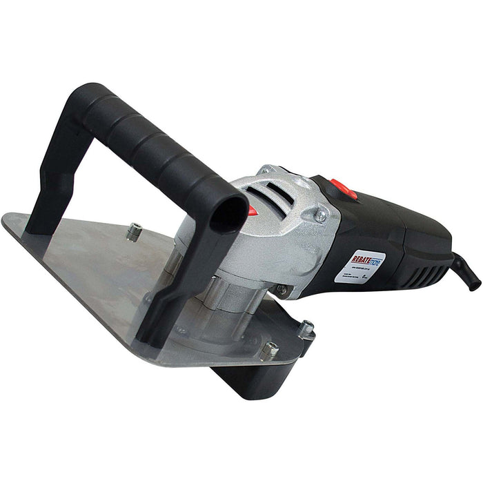 Rebatemate Tool Cuts Edges of Plasterboard and Cement Sheeting