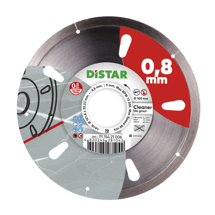 Distar Diamond Cutting Blade 1A1R 100 Tile Grout Cleaner - 11115421006