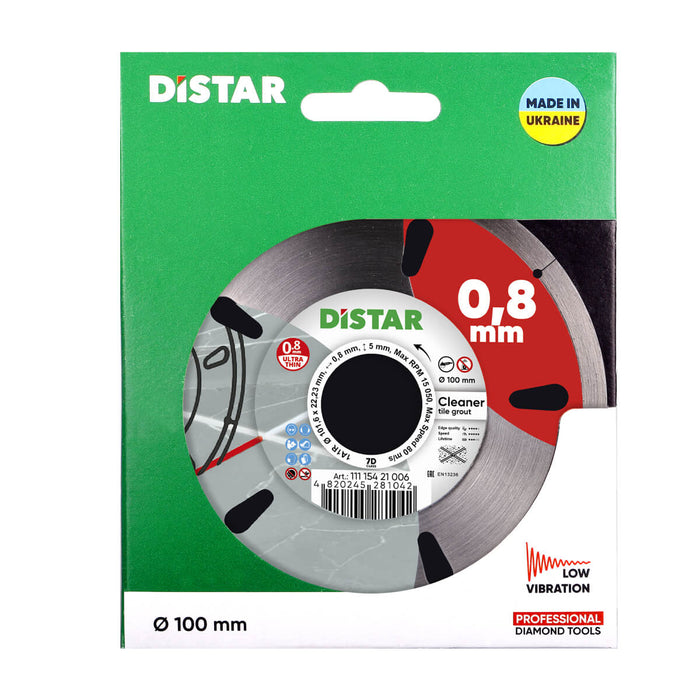 Distar Diamond Cutting Blade 1A1R 100 Tile Grout Cleaner - 11115421006