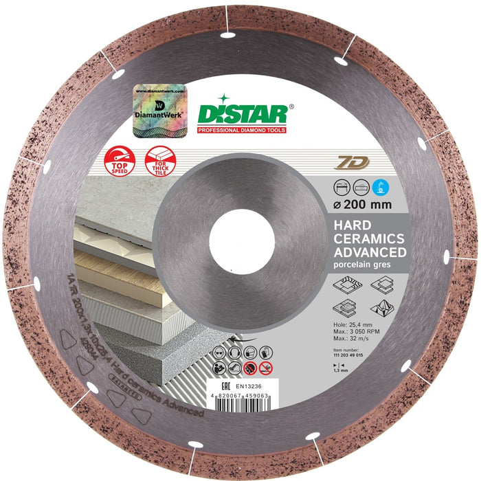 Distar 1A1R 300x1,8x10x25,4 Hard ceramics Advanced 11120528022