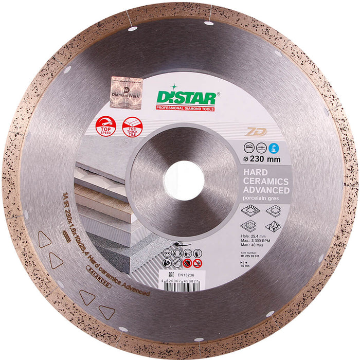 Distar 1A1R 230x1,6x10x25,4 Hard ceramics Advanced 11120528017