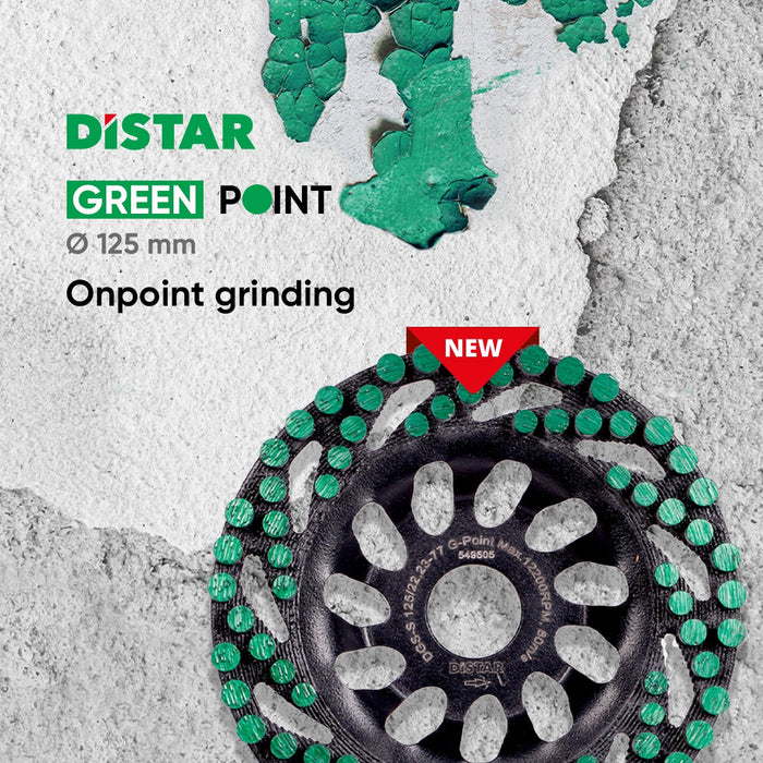 Distar Grinding Cup Distar Dgs-s 125/22,23-77 Green Point - 11127048020