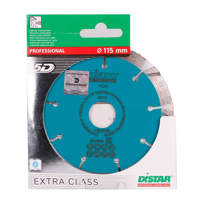 DisTar TECHNIC ADVANCED Diamond Blade 5D Extra Class 115mm