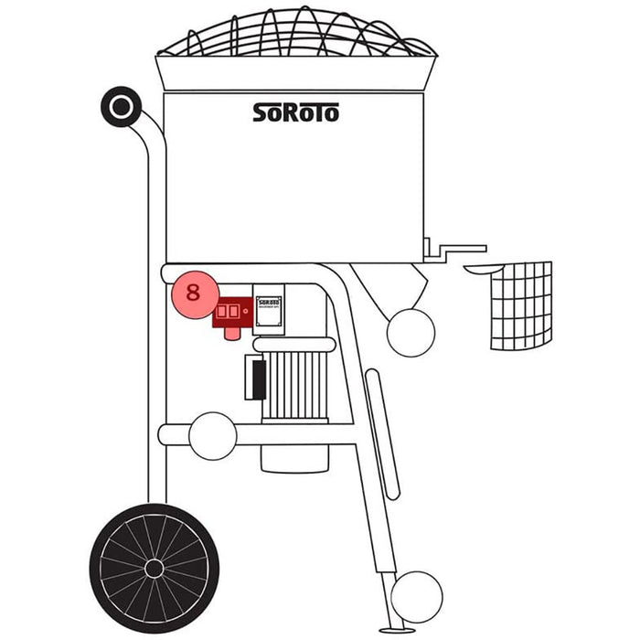 SoRoTo Switch 9,5 Amp. w/thermal circuit breaker 120008AUS