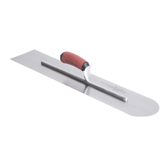 Marshalltown 610 X 102mm Rounded Front Carbon Steel Trowel - Durasoft - 12219