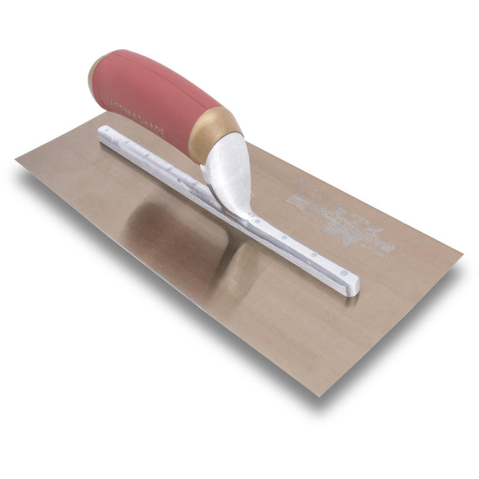 Marshalltown 305 X 127mm Finishing Golden Stainless Steel Durasoft Handle Trowel MTPB7GSD - 13436