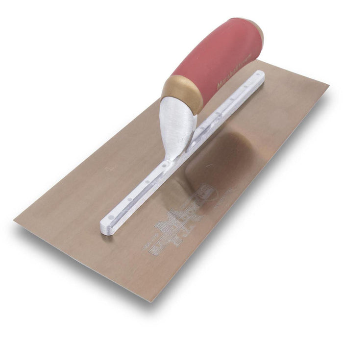 Marshalltown 305 X 127mm Finishing Golden Stainless Steel Durasoft Handle Trowel MTPB7GSD - 13436