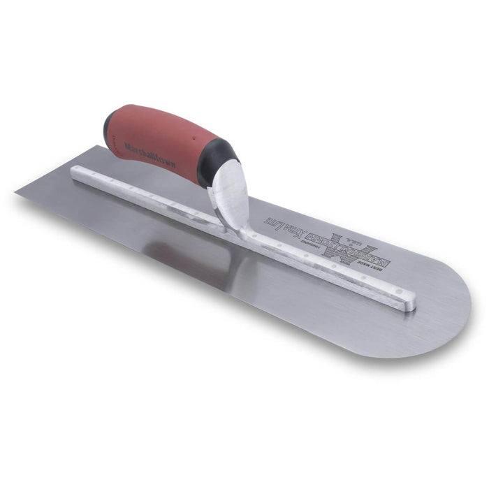 Marshalltown 406 X 102 Rounded Front Carbon Steel Trowel - Durasoft - 13511 - 10046