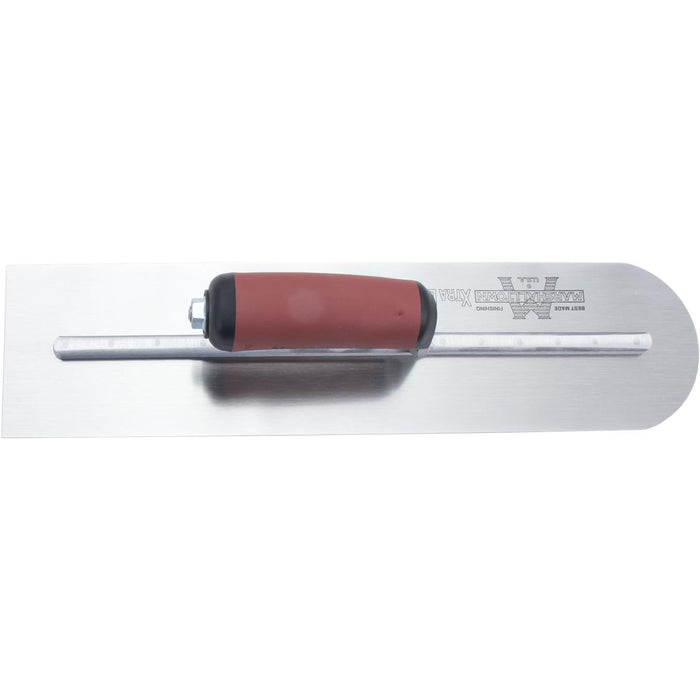 Marshalltown 406 X 102 Rounded Front Carbon Steel Trowel - Durasoft - 13511 - 10046