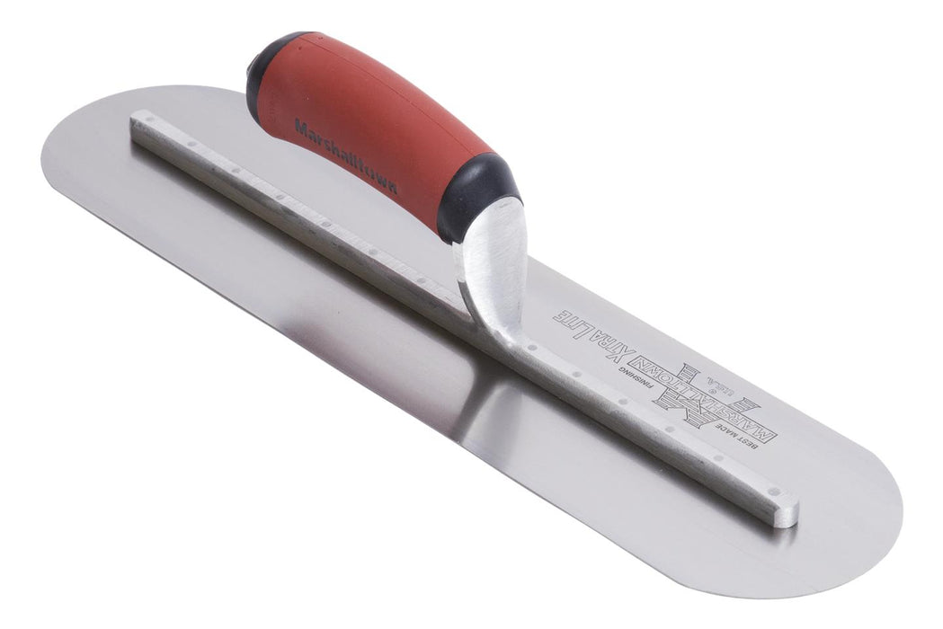 Marshalltown 356X102mm Fully Round High Carbon Steel with DuraSoft Handle Finishing Trowel MTMXS64FRD - 13521