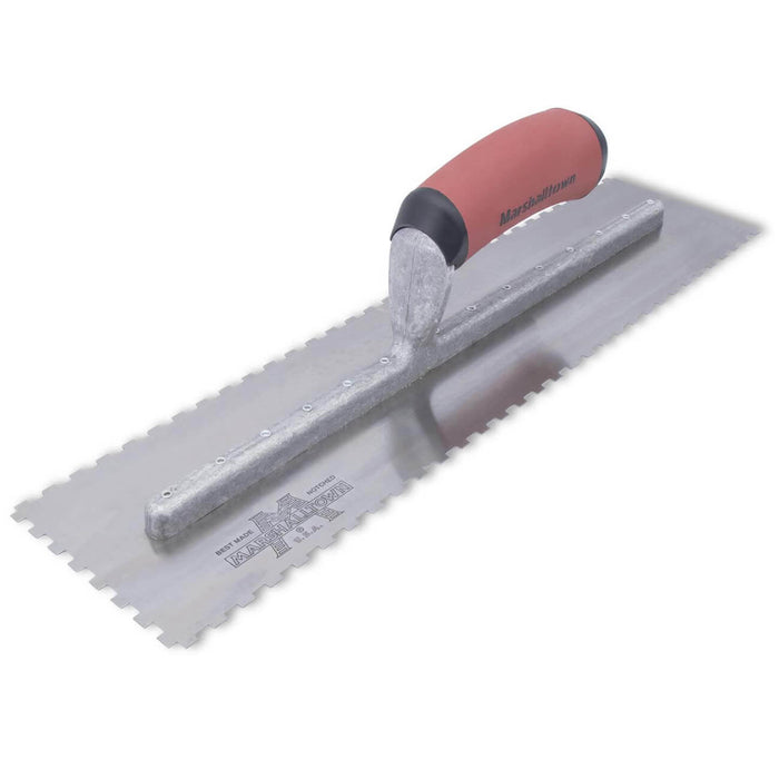 Marshalltown 3 Sided Notch Trowel 406 X 102mm  MTDU650SD - 13666