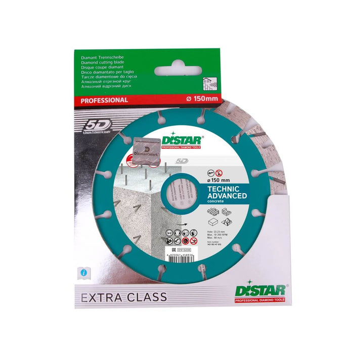 DisTar TECHNIC ADVANCED Diamond Blade 5D Extra Class 150mm