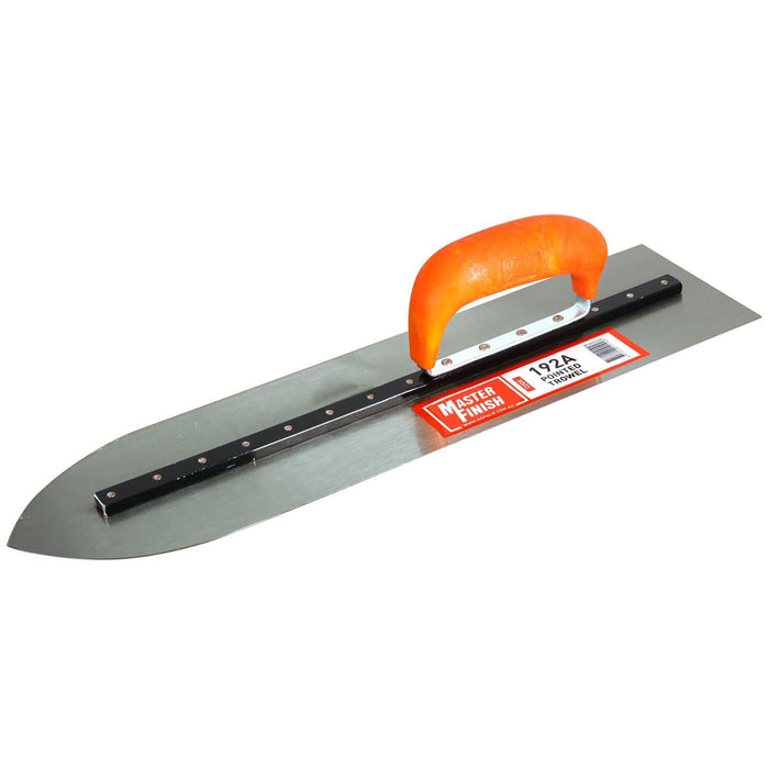 Masterfinish by AG Pulie Pointed Trowel 115 X 450Mm Light 192A