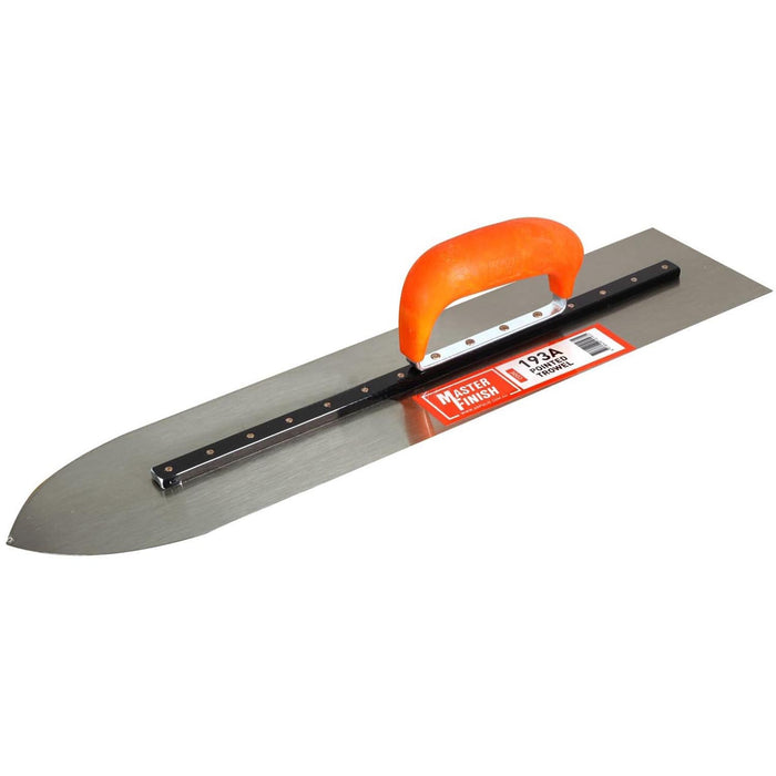 Masterfinish by AG Pulie Pointed Trowel 115 X 500Mm Light 193A