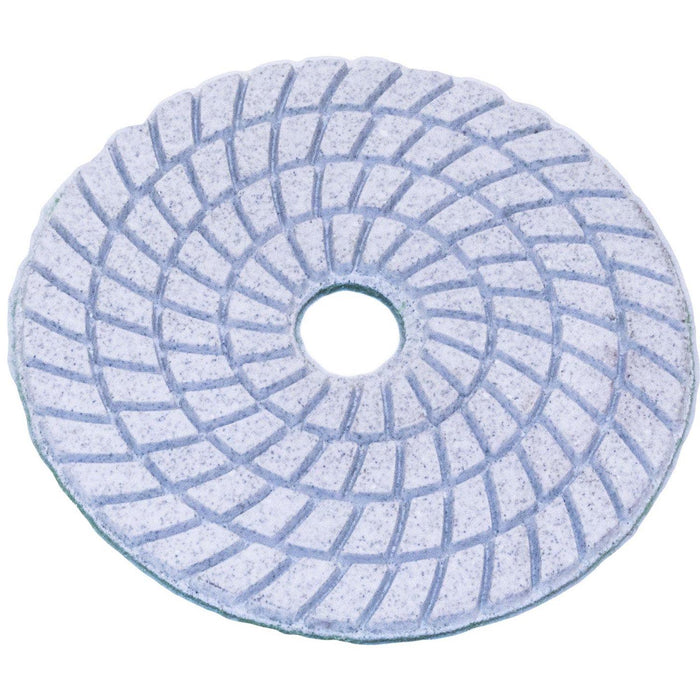 Dry Polishing White Pads For Concrete 125mm 1500# Grit Thor-2699