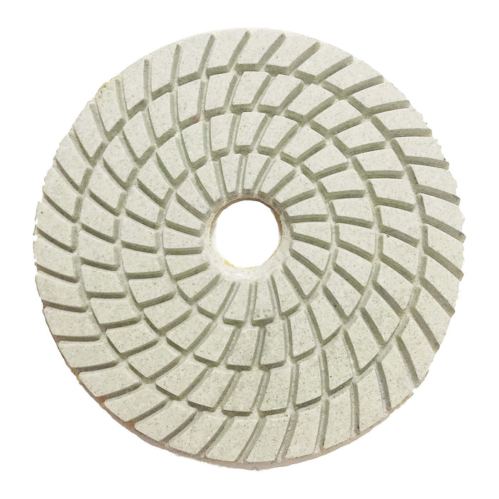 Dry Polishing White Pads For Concrete 125mm 800# Grit Thor-2699