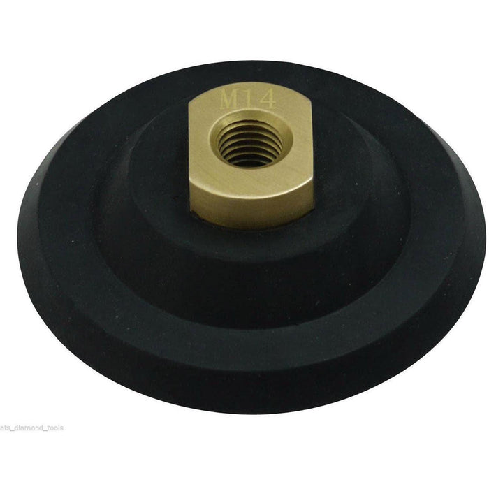 Rubber Back Holders For Polishing M14 Black Pads 100mm THOR-2919