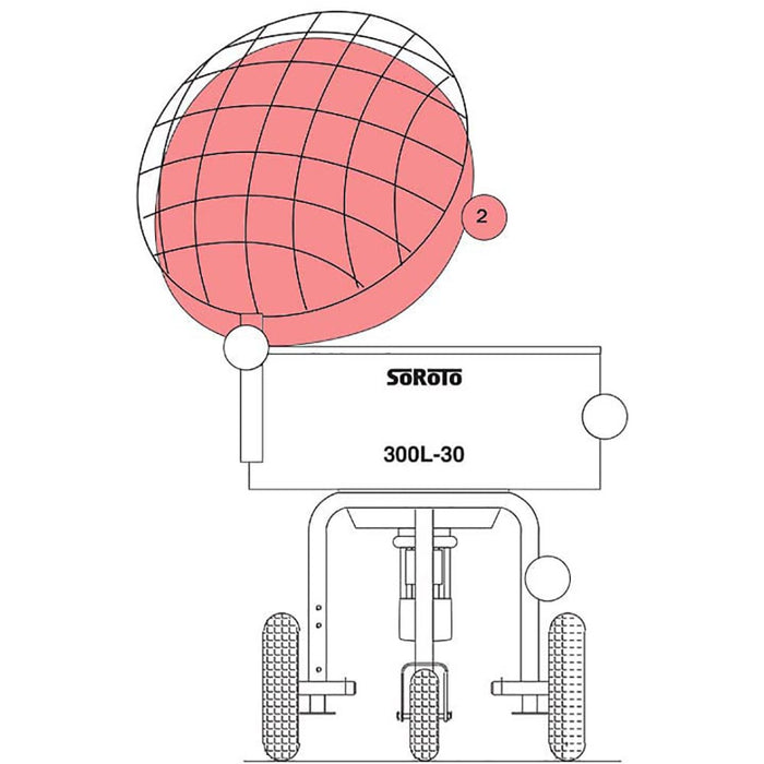 SoRoTo Grid lid (Hinge 100 mm) 300.002