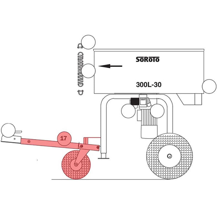 SoRoTo Pole EXCL. Globe coupling 300.017