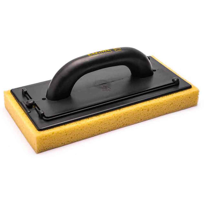 Come 280 x 140 x 40mm Yellow Sponge Cleaning Trowel with ABS Handle - 31828000