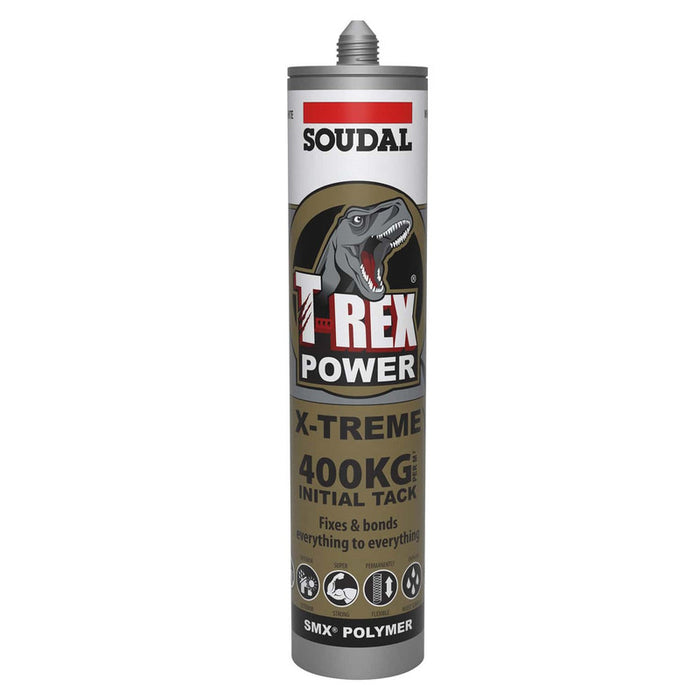 Soudal T-Rex 290ml Power X-treme Black 134842