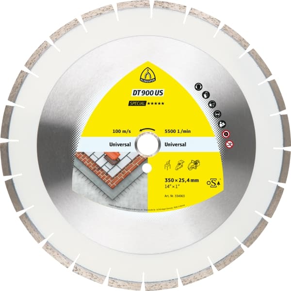 Klingspor 400mm DT 900 B Special Large diamond cutting blades for Cured concrete - 347489