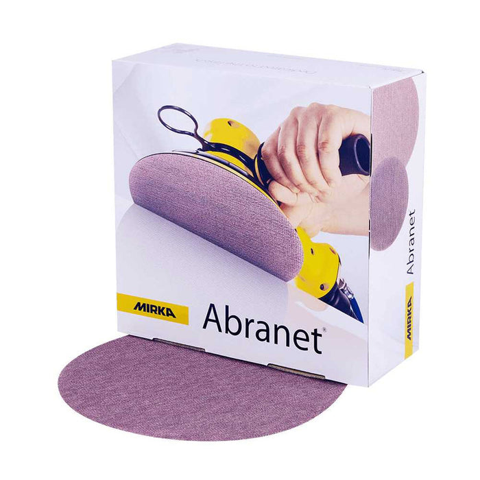 Mirka 200mm Abranet Abrasive Discs - 50 Pack