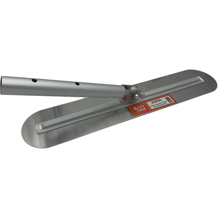 Masterfinish 600 X 120 Stainless Steel Walking Trowel With Aluminium 620SS