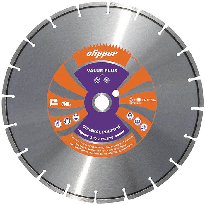 Norton Clipper Demolition Saw Diamond Blade-14" 350mm 70184624289