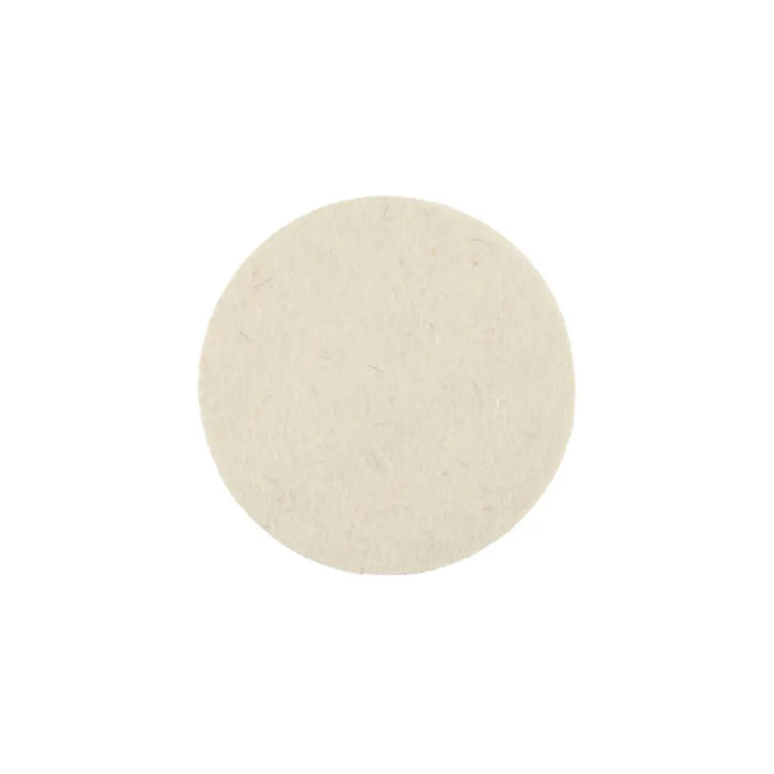 Mirka Polishing Felt Pad 77x6mm Grip White 2 Pack 7996007711