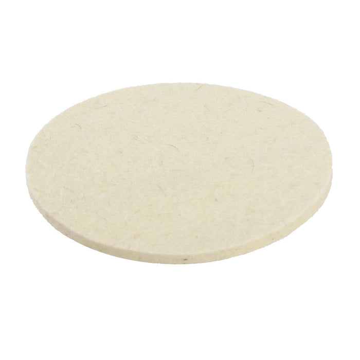 Mirka 125x6mm Polishing Felt Pad Grip White 2 Pack - 7996012511