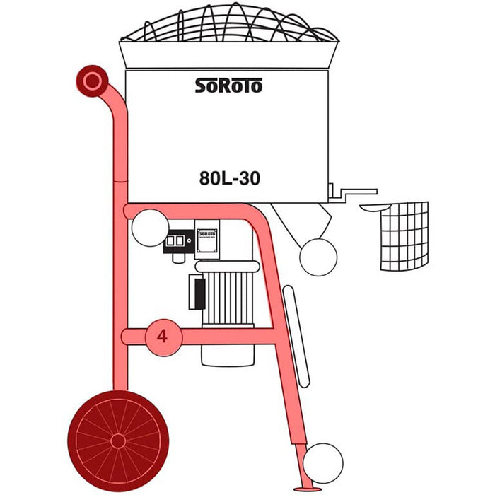 SoRoTo Frame, complete w/wheels 80.004