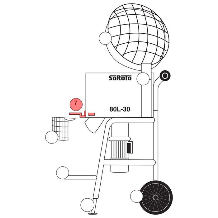 SoRoTo Mixer gate incl. Bolt 80.007