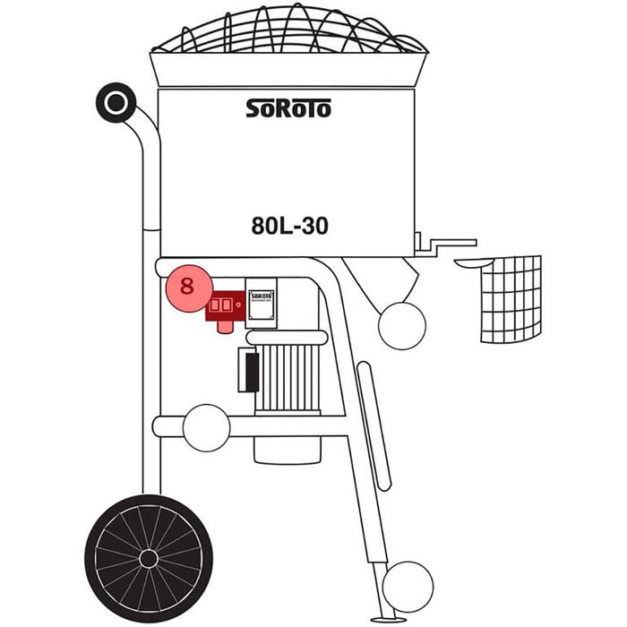 SoRoTo Switch 9,5 amp. W/thermal circuit breaker 80008-AUS