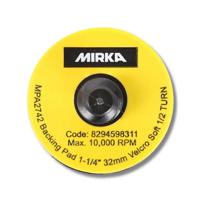 Mirka 32mm Grip Backing Pads Quick Lock Soft - 8294598311