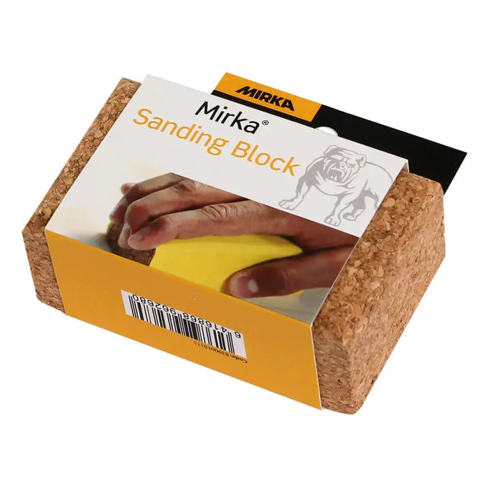 Mirka 100x60x40mm Sanding Block Cork - 8390010111