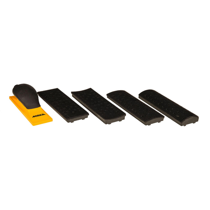 Mirka Sanding Block Kit 70x198mm Grip 40H Yellow 8391520111