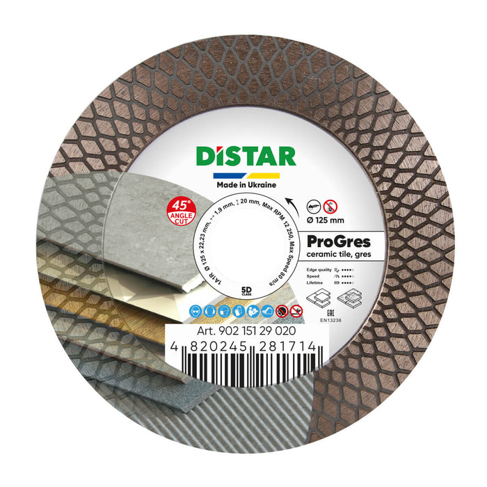 Distar Diamond Cutting Blade 1A1R 125 Pro Gres - 90215129020