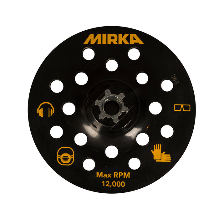 Mirka 125mm Backing Pad M14 Grip 17H for Suction Hood - 9190153001