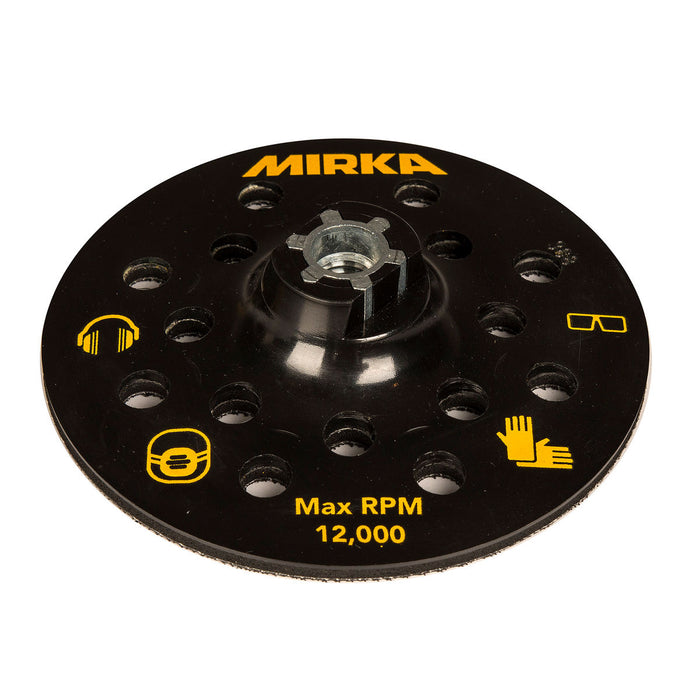 Mirka 125mm Backing Pad M14 Grip 17H for Suction Hood - 9190153001