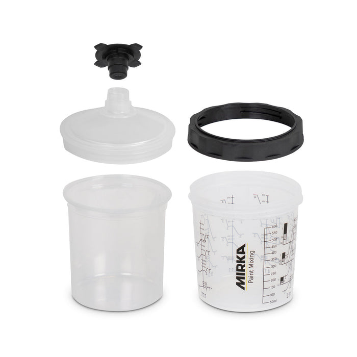 Mirka Paint Cup System with 125um Filter Lid