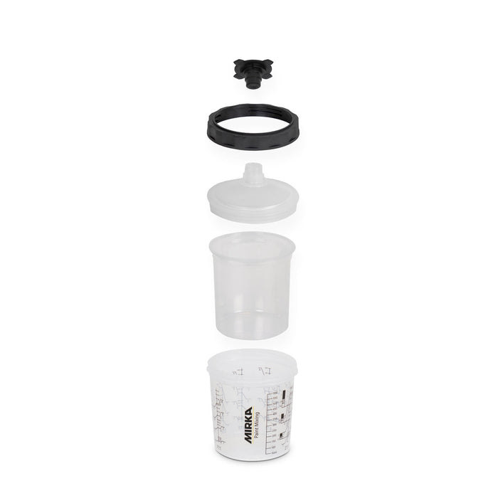 Mirka Paint Cup System with 125um Filter Lid