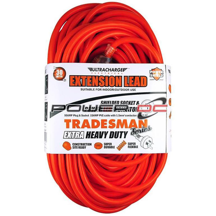 Ultracharge Tradesman 30m Heavy Duty EXT Lead - UR240/30T