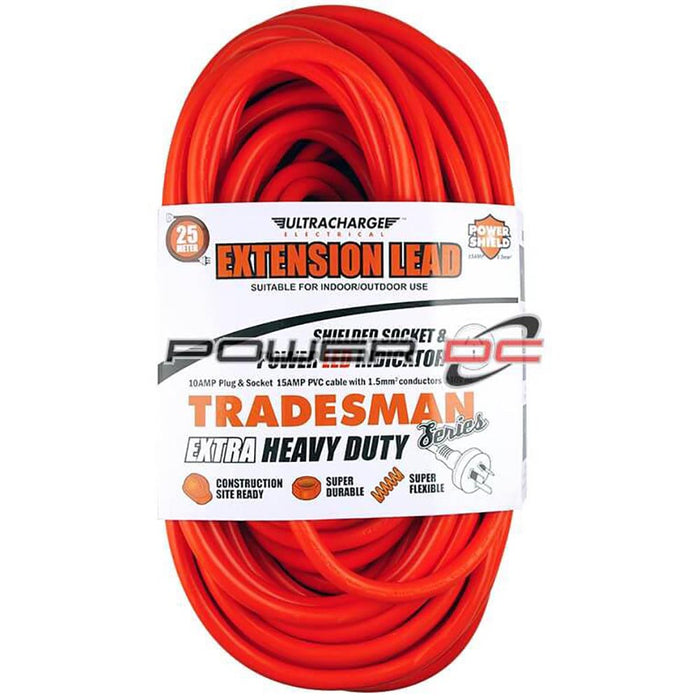 Ultracharge Tradesman 25m Heavy Duty EXT Lead - UR240/25T