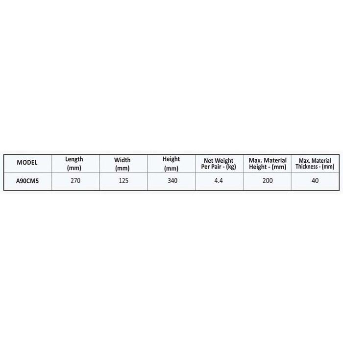 Abaco Machines M5 90 Degree Clamp A-90CM5